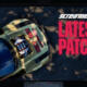 Key art promozionale ufficiale della patch di Screamer con illustrazioni anime stilizzate dei piloti e delle vetture in corsa.