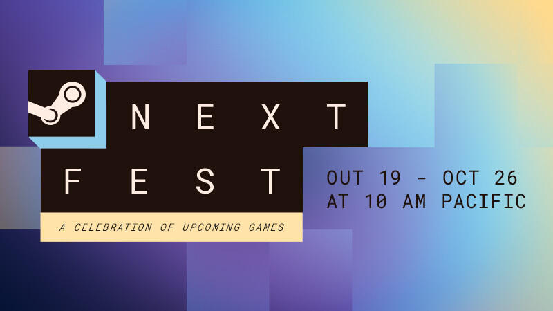 Artwork promozionale per la rassegna Steam Next Fest