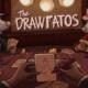 Key art ufficiale di The Drawratos che mostra due ratti eleganti in abito e cappello seduti al tavolo da poker tra fette di formaggio mentre il giocatore ritocca una carta con un pastello.