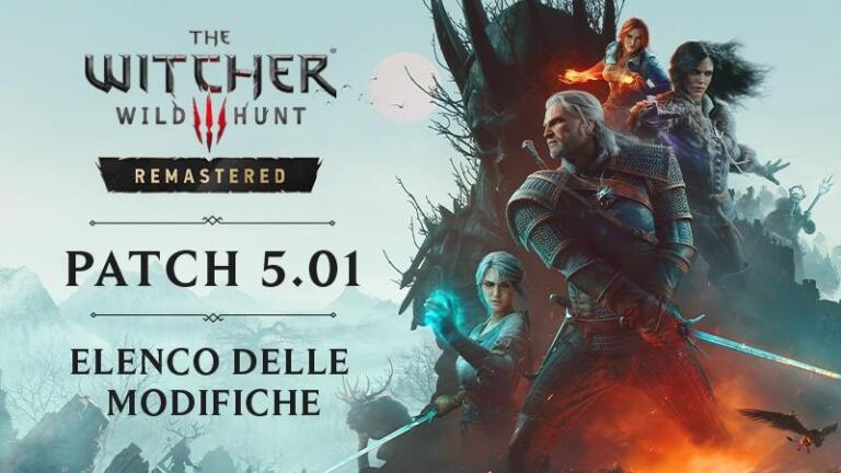 Artwork promozionale della patch 5.01 per The Witcher 3: Wild Hunt