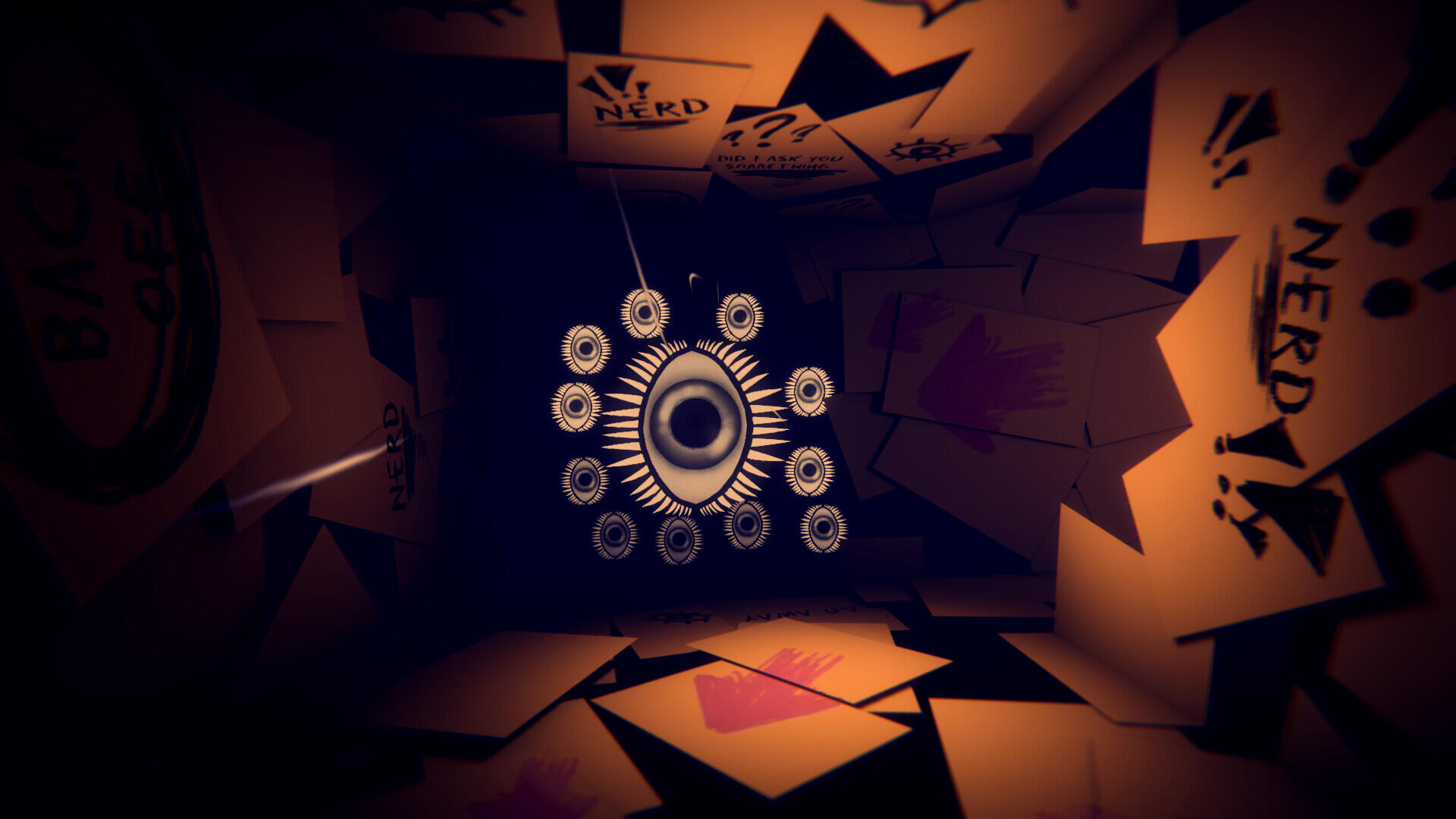 Labirinto di armadietti e ricerca di indizi in Time To Wake Up