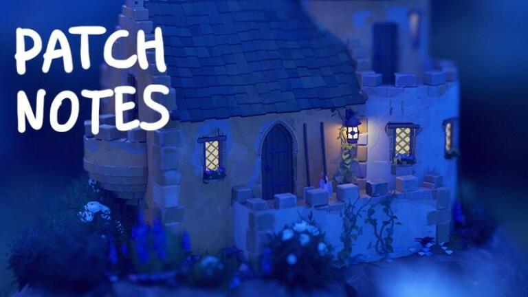 Artwork ufficiale e schermata di gioco per Tiny Glade, la patch 1.16.5a corregge bug grafici per GPU Pascal e arresti anomali