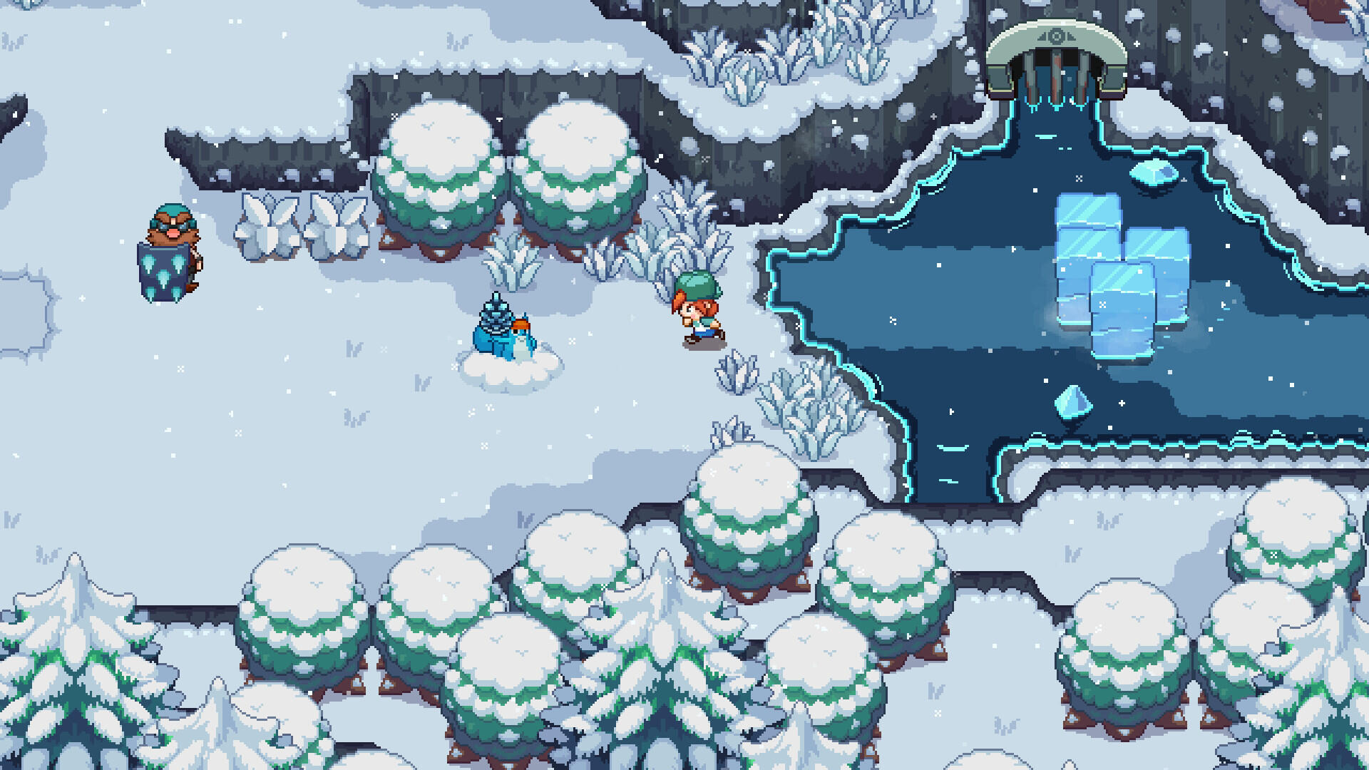 Screenshot di gameplay di Under the Island con vista della mappa
